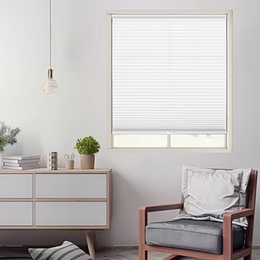 38x48 Cordless Light Filtering Cellular Shade White